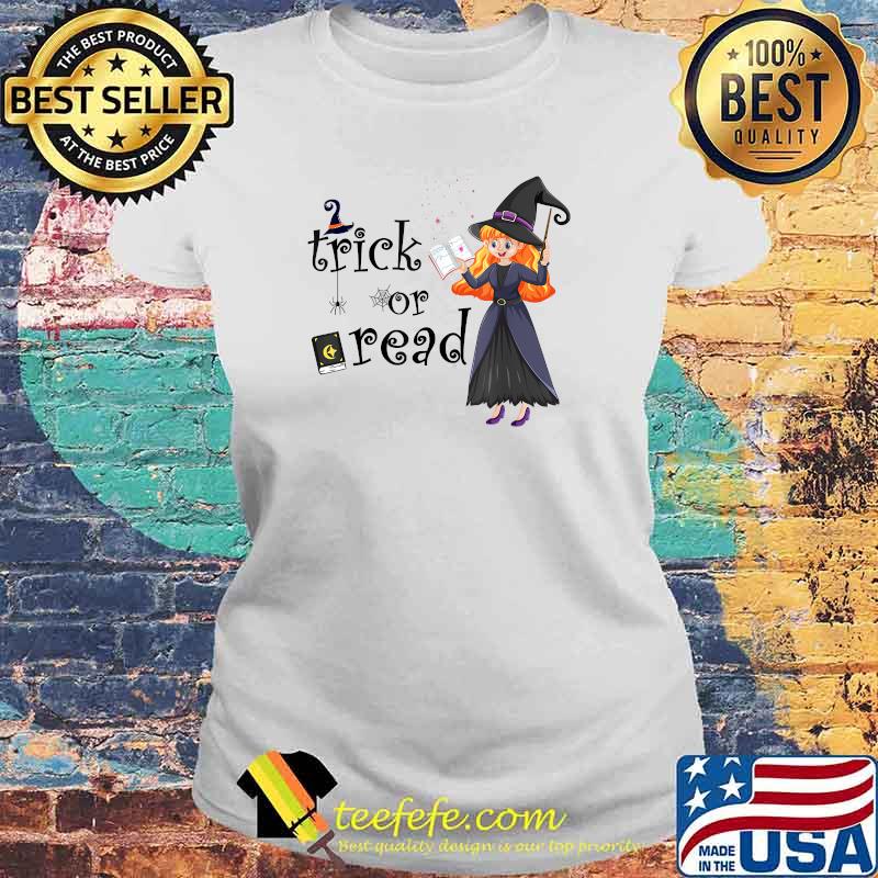 Librarian Trick or Read Library Witch Halloween Book Lovers T-Shirt Laides tee Librarian Trick or Read Library Witch Halloween Book Lovers T-Shirt Laides tee