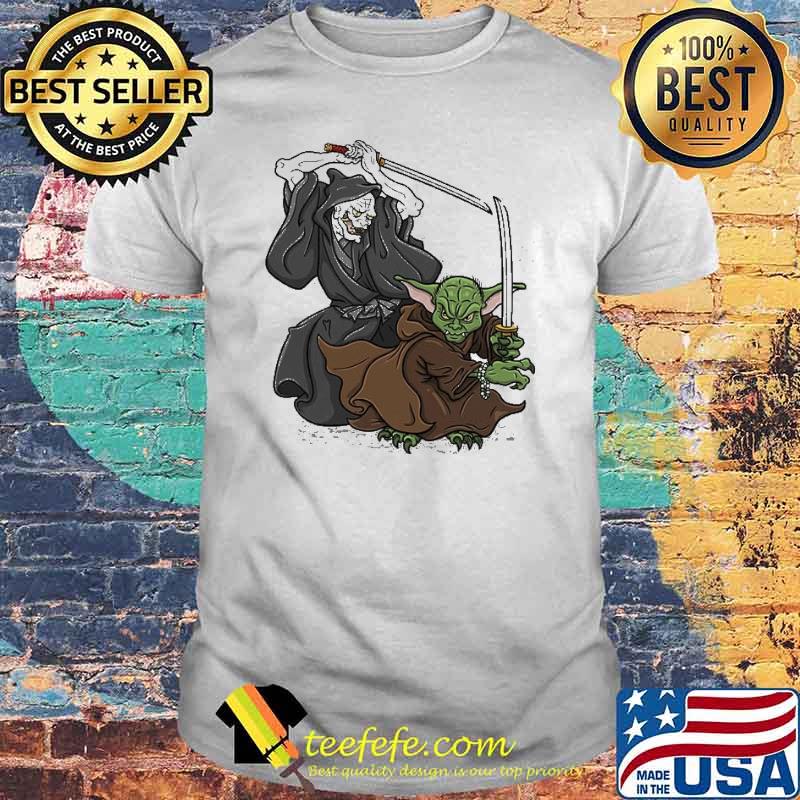 Light vs Darth Sidious Samurai Yoda Star Wars Shirt