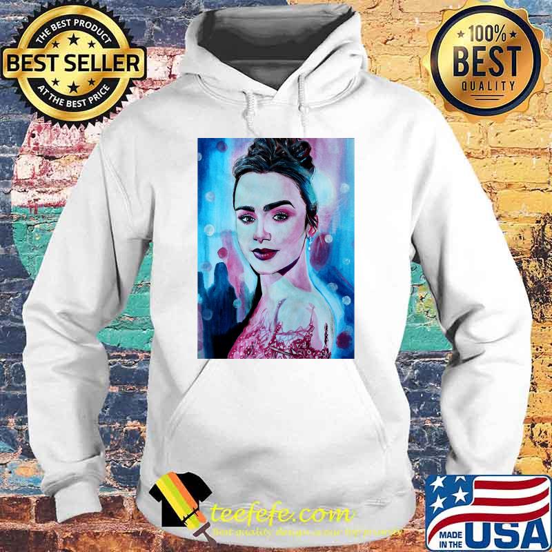 Lily Collins Essential T-Shirt Hoodie Lily Collins Essential T-Shirt Hoodie