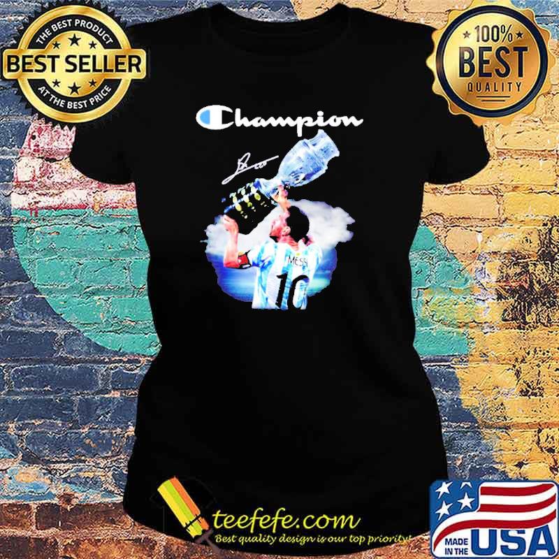 Lionel Messi Champion 10s Ladies tee Lionel Messi Champion 10s Ladies tee