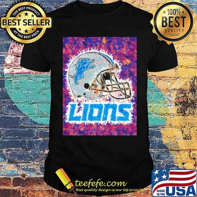 Lions abstract Baseball helmet shirt