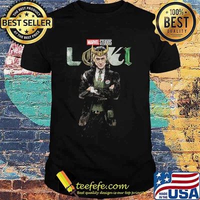 Loki and Logo Marvel Shirt