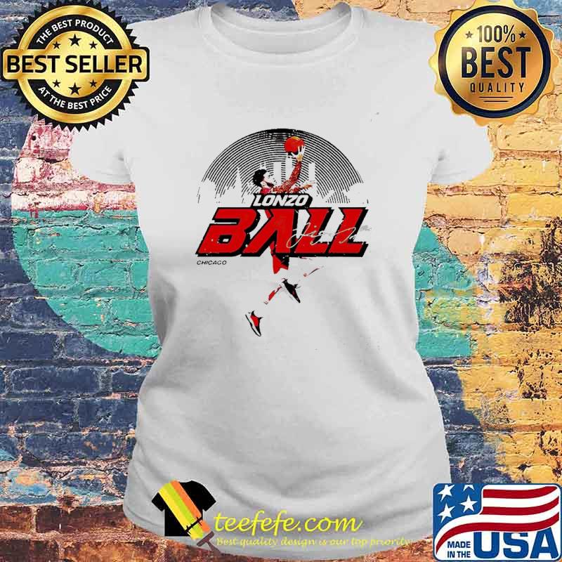 Lonzo Ball Chicago Basketball Shirt Laides tee Lonzo Ball Chicago Basketball Shirt Laides tee