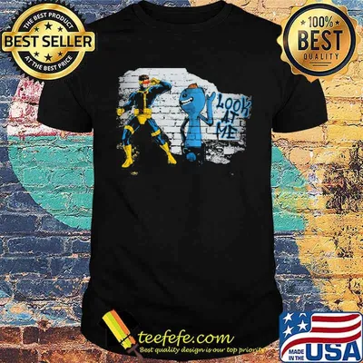 Look at me Mr. Meeseeks Rick and Morty Scott Summers The X-Men shirt