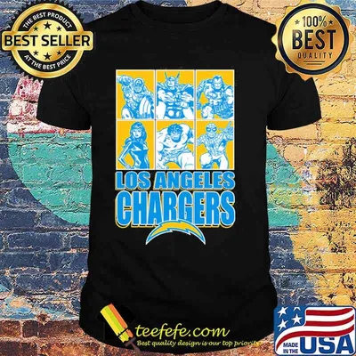 Los Angeles Chargers Disney Marvel Avengers Line-Up shirt
