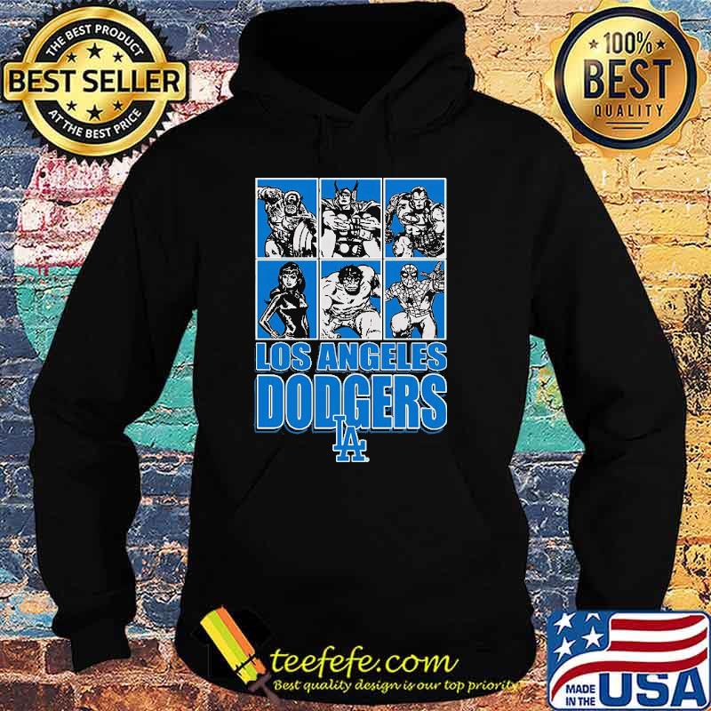 Los Angeles Dodgers Disney Marvel Avengers Line-Up s Hoodie Los Angeles Dodgers Disney Marvel Avengers Line-Up s Hoodie
