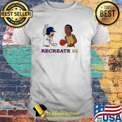 Los Angeles dodgers vs Los Angeles Lakers recreate 88 shirt