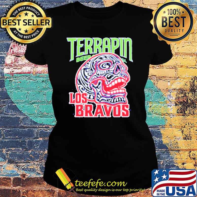 Los Bravos Terrapin Skull Shirt Ladies tee Los Bravos Terrapin Skull Shirt Ladies tee