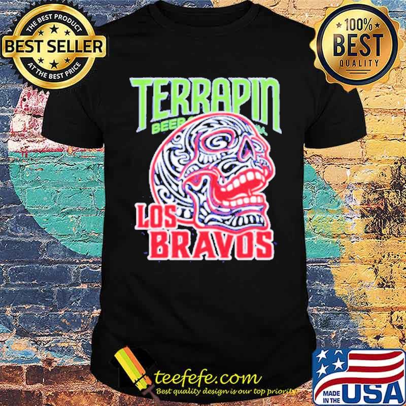 Los Bravos Terrapin Skull Shirt - Teefefe Premium ™ LLC