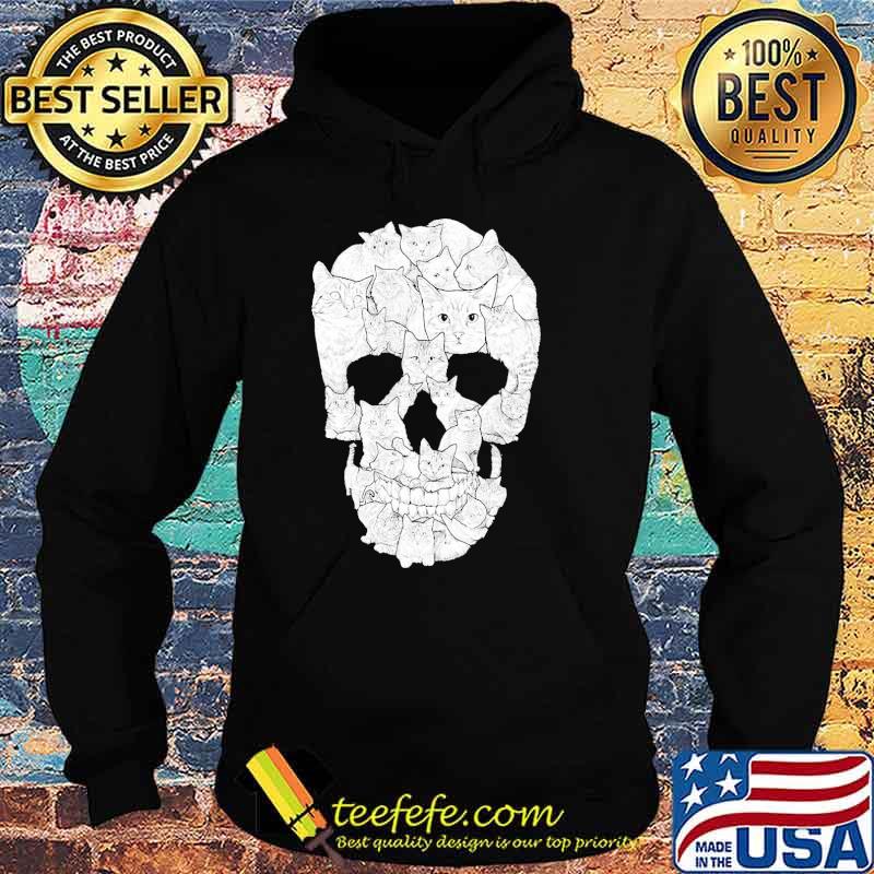 Love Cats SKull halloween s Hoodie Love Cats SKull halloween s Hoodie