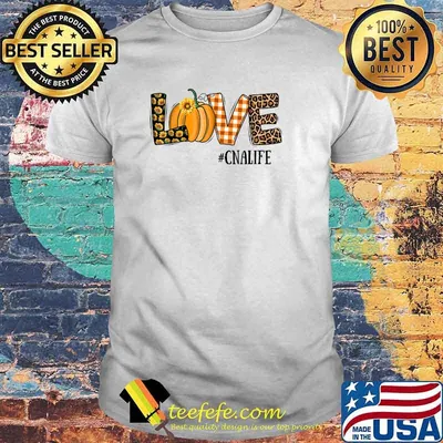 Love CNA Life Lepoard Pumpkin T-Shirt