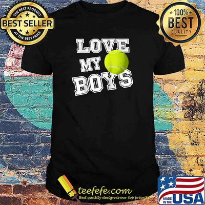 Love My Boys Tennis T-Shirt