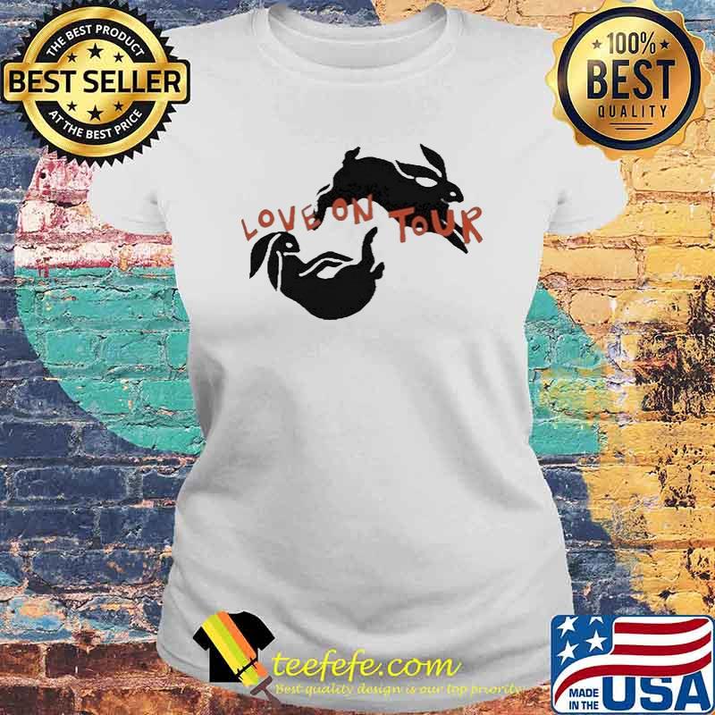 Love on tour rabbits s Laides tee Love on tour rabbits s Laides tee