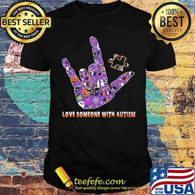 Love someone with autism halloween shirt