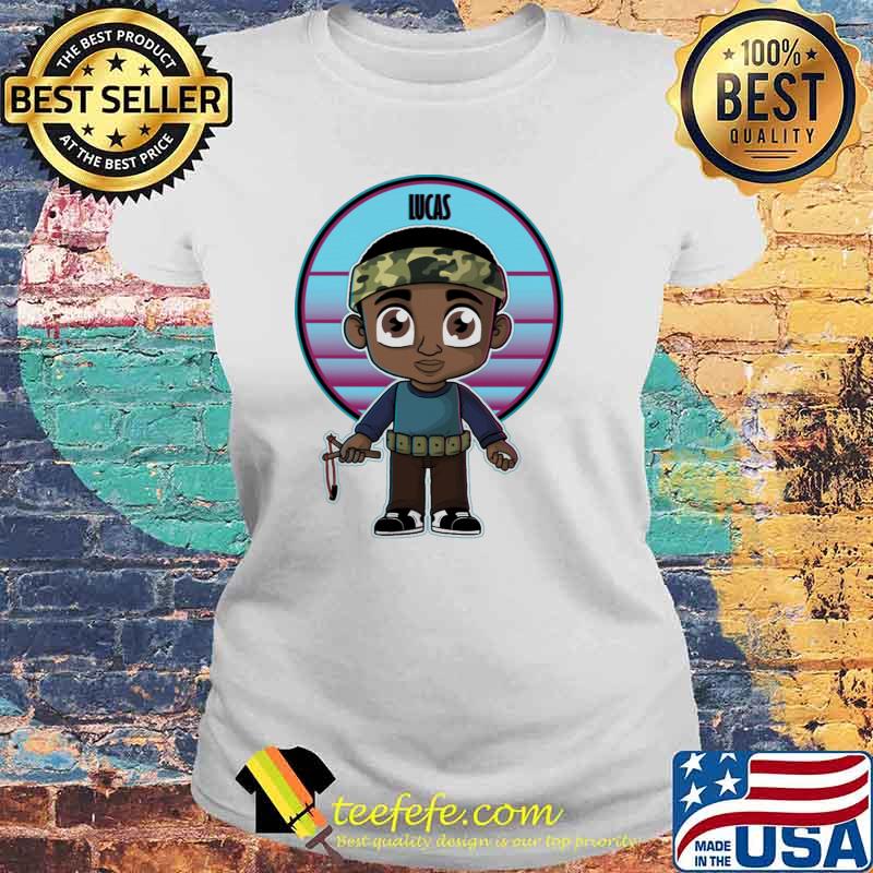Lucas boy retro s Laides tee Lucas boy retro s Laides tee