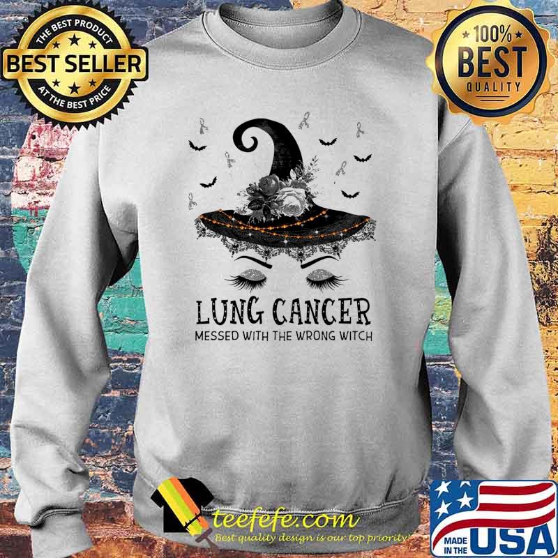 Lung cancer messed with the wrong witch s Sweater Lung cancer messed with the wrong witch s Sweater