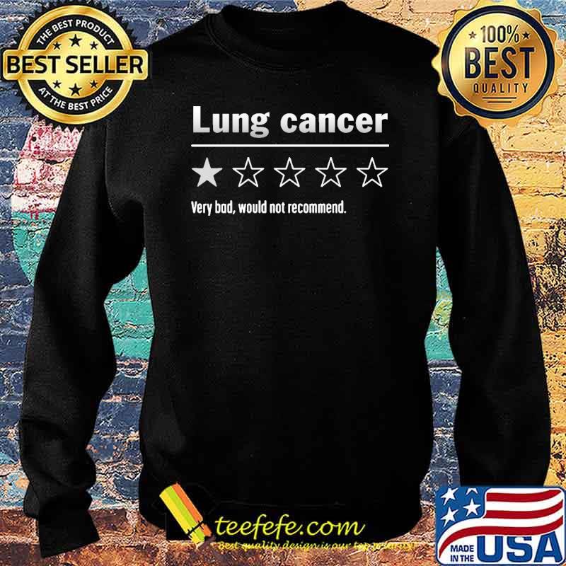 Lung cancer very bad would not recommend s Sweater Lung cancer very bad would not recommend s Sweater