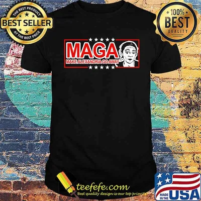 Maga make alexandria go away star shirt