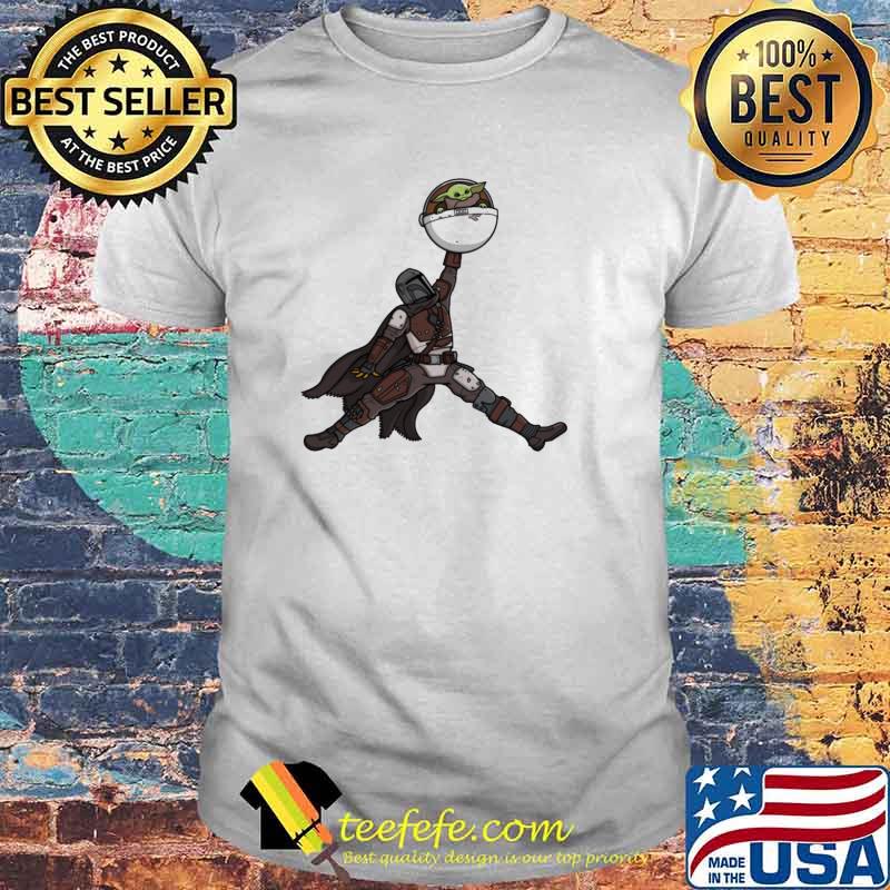 Mandalorian jordan yoda star wars shirt