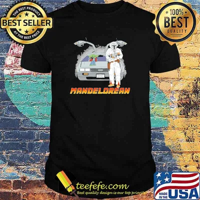 Mandelorean yoda and mandalorian bounty hunter car shirt