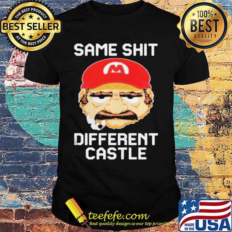 Mario same shit different castle shirt
