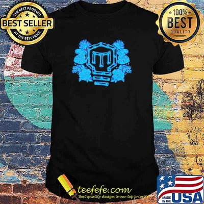 Mark Rober Tiki logo shirt