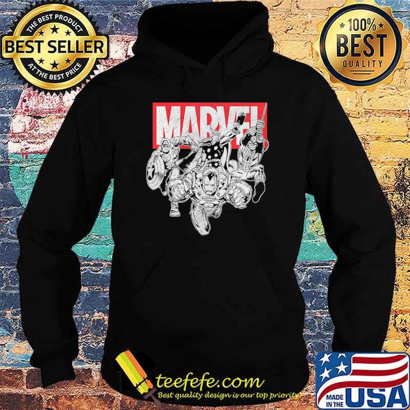 Marvel Comics Collage Shirt Hoodie Marvel Comics Collage Shirt Hoodie