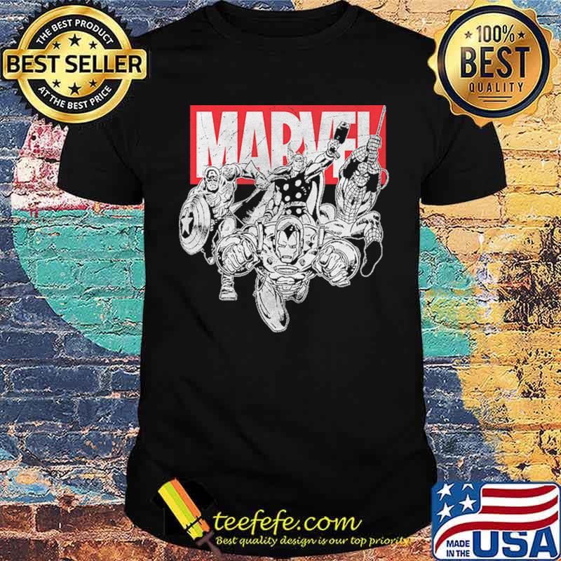 Marvel Comics Collage Shirt Marvel Comics Collage Shirt