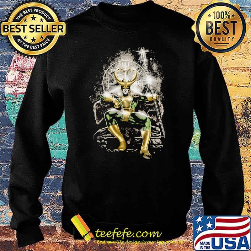 Marvel Loki Throne Shirt Sweater Marvel Loki Throne Shirt Sweater