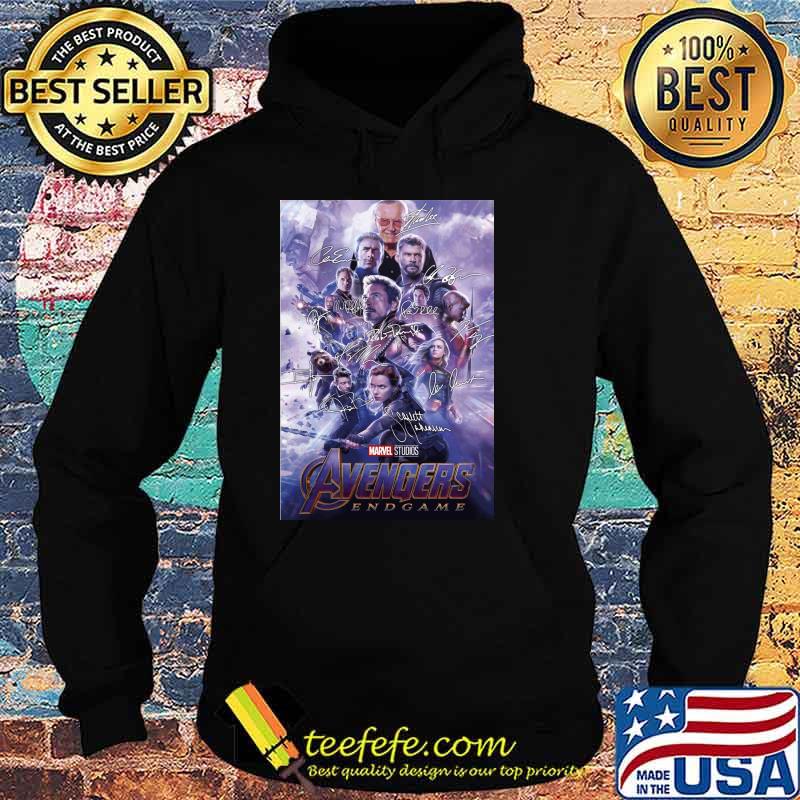 Marvel studios Avengers endgame signatures s Hoodie Marvel studios Avengers endgame signatures s Hoodie