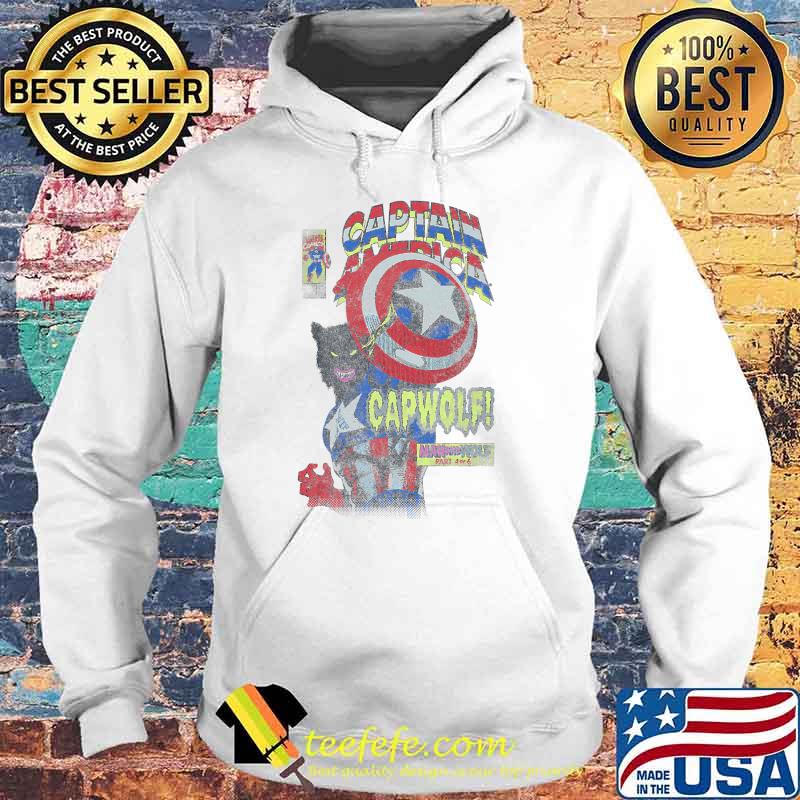 Marvel Year Of The Shield Captain America Capwolf Premium T-Shirt Hoodie Marvel Year Of The Shield Captain America Capwolf Premium T-Shirt Hoodie