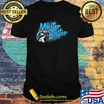 Master baiter fish fishing shirt