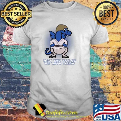 May The Force Be With Drew Dragon T-Shirt