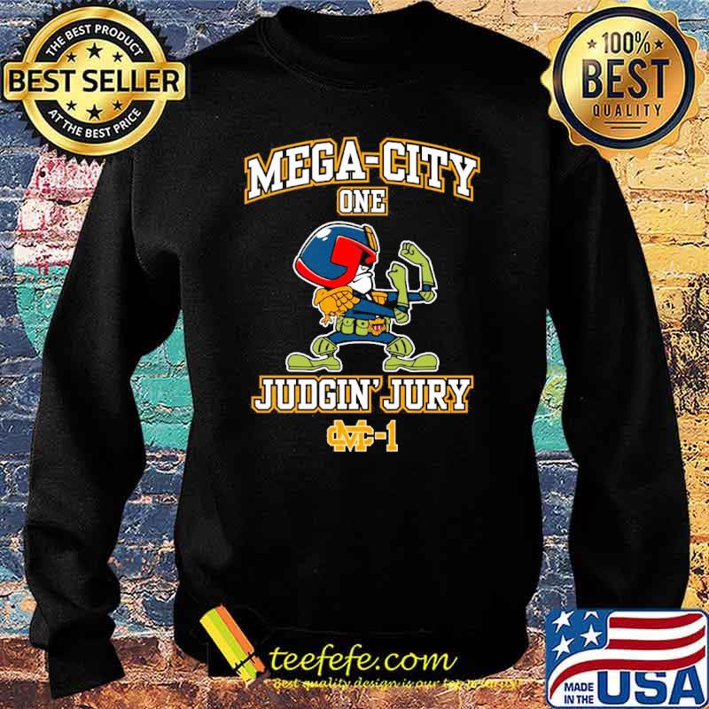 Mega-city one judgin jury Judge Dredd The Fighting Irish s Sweater Mega-city one judgin jury Judge Dredd The Fighting Irish s Sweater