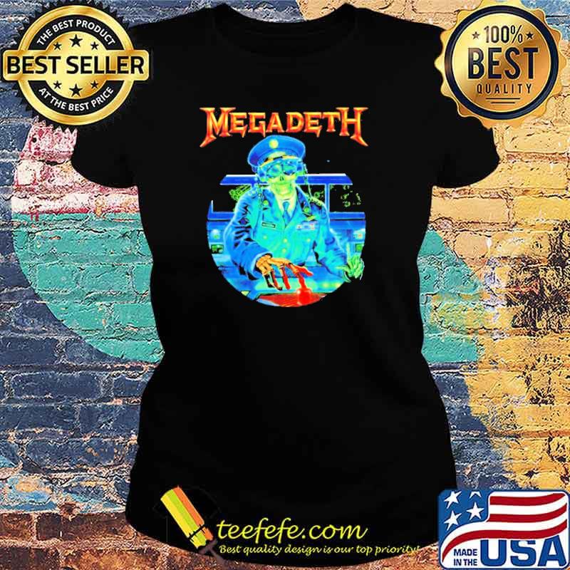 Megadeth band Vic Destroyed s Ladies tee Megadeth band Vic Destroyed s Ladies tee