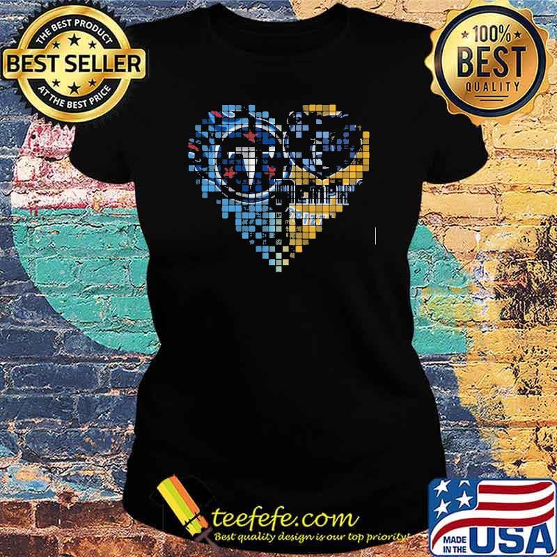Memphis Team Heart Shirt Ladies tee Memphis Team Heart Shirt Ladies tee