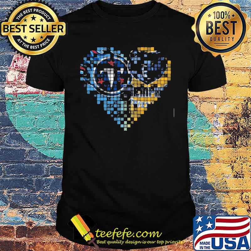 Memphis Team Heart Shirt Memphis Team Heart Shirt