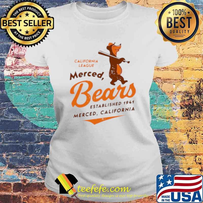 Merced Bears California league established 1941 s Laides tee Merced Bears California league established 1941 s Laides tee