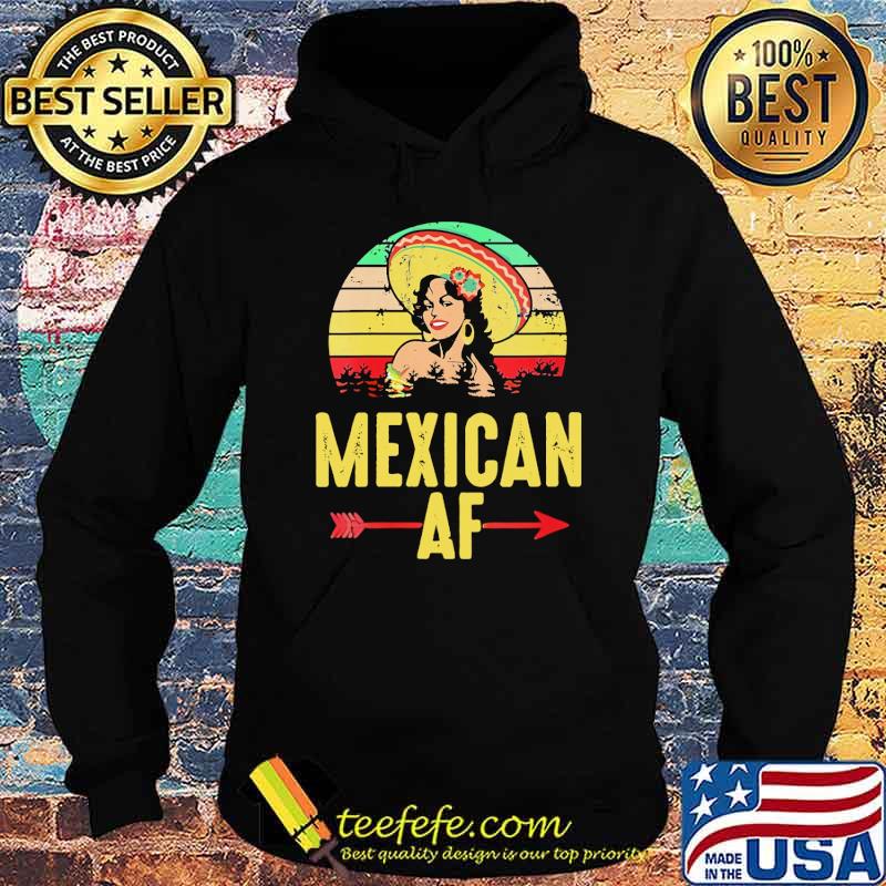 Mexican Af Women Vintage s Hoodie Mexican Af Women Vintage s Hoodie