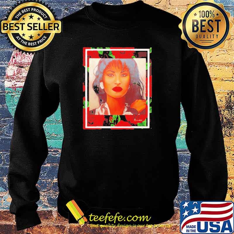 Mexican Artist Girl red Roses Shirt Sweater Mexican Artist Girl red Roses Shirt Sweater