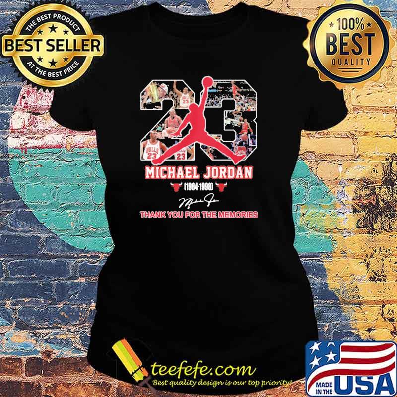 Michael Jordan 1984-1988 thank you for the memories s Ladies tee Michael Jordan 1984-1988 thank you for the memories s Ladies tee