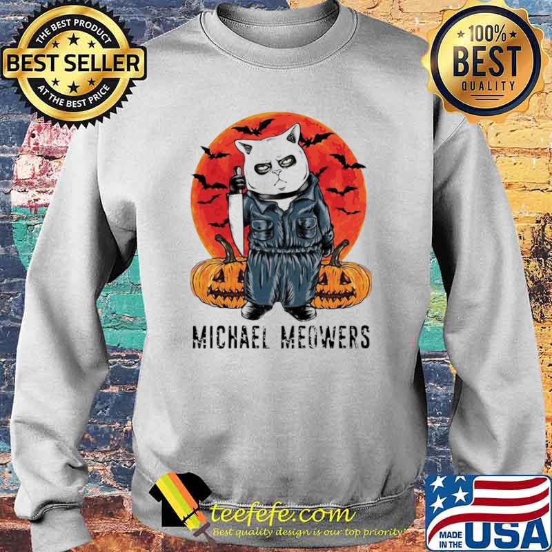 Michael Meowers Halloween Cat Blood Moon s Sweater Michael Meowers Halloween Cat Blood Moon s Sweater