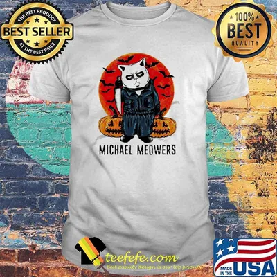 Michael Myers Meowers Halloween Blood Moon Shirt