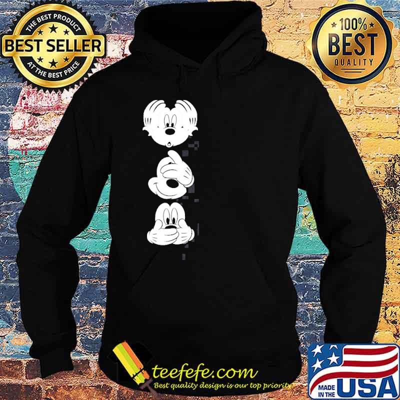 Mickey Hear See Speak No Evil Shirt Hoodie Mickey Hear See Speak No Evil Shirt Hoodie