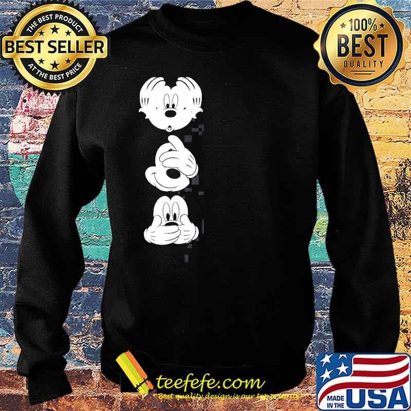 Mickey Hear See Speak No Evil Shirt Sweater Mickey Hear See Speak No Evil Shirt Sweater