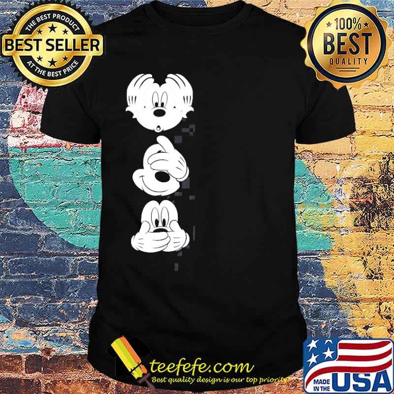 Mickey Hear See Speak No Evil Shirt Mickey Hear See Speak No Evil Shirt