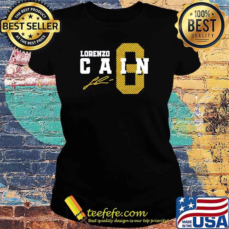 Milwaukee Baseball 06 Lorenzo Cain s Ladies tee Milwaukee Baseball 06 Lorenzo Cain s Ladies tee