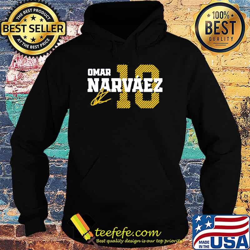 Milwaukee Baseball 13 Omar Narvaez s Hoodie Milwaukee Baseball 13 Omar Narvaez s Hoodie