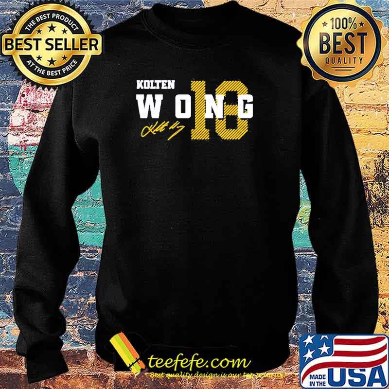Milwaukee Baseball 18 Kolten Wong s Sweater Milwaukee Baseball 18 Kolten Wong s Sweater