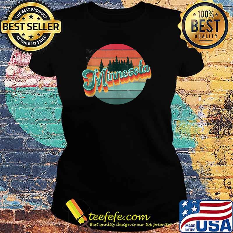 Minnesota grunge sunset 70s 80s T-Shirt Ladies tee Minnesota grunge sunset 70s 80s T-Shirt Ladies tee